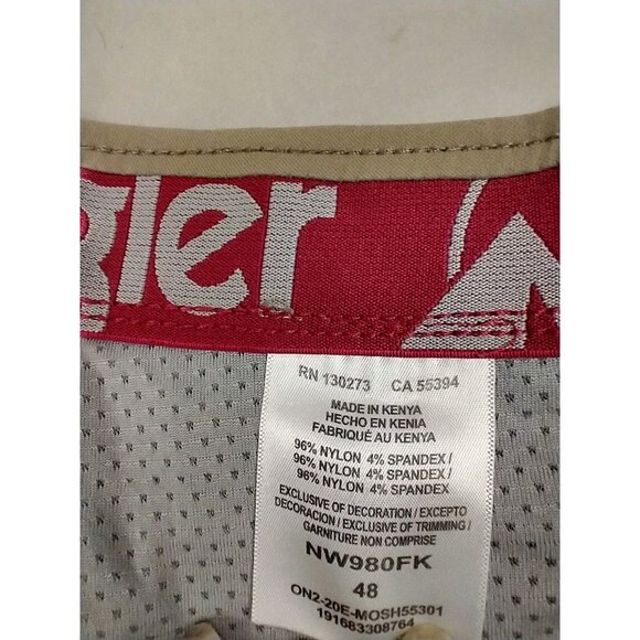 Wrangler Shorts Mens 48 Khaki Nylon/Spandex Outdoors Hiking Performance Cargo - Picture 8 of 9